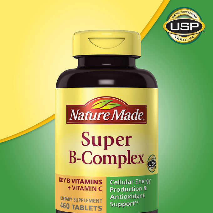 Nature Made Super B-Complex, 460 Tablets 復合維生素B（460粒）